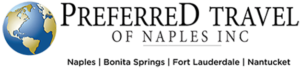 Logo for Preferred Travel of Naples, an Aqua Ball Regional Sponsor
